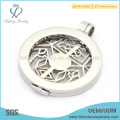 Fashion floating plate stainless steel coin locket,letter locket